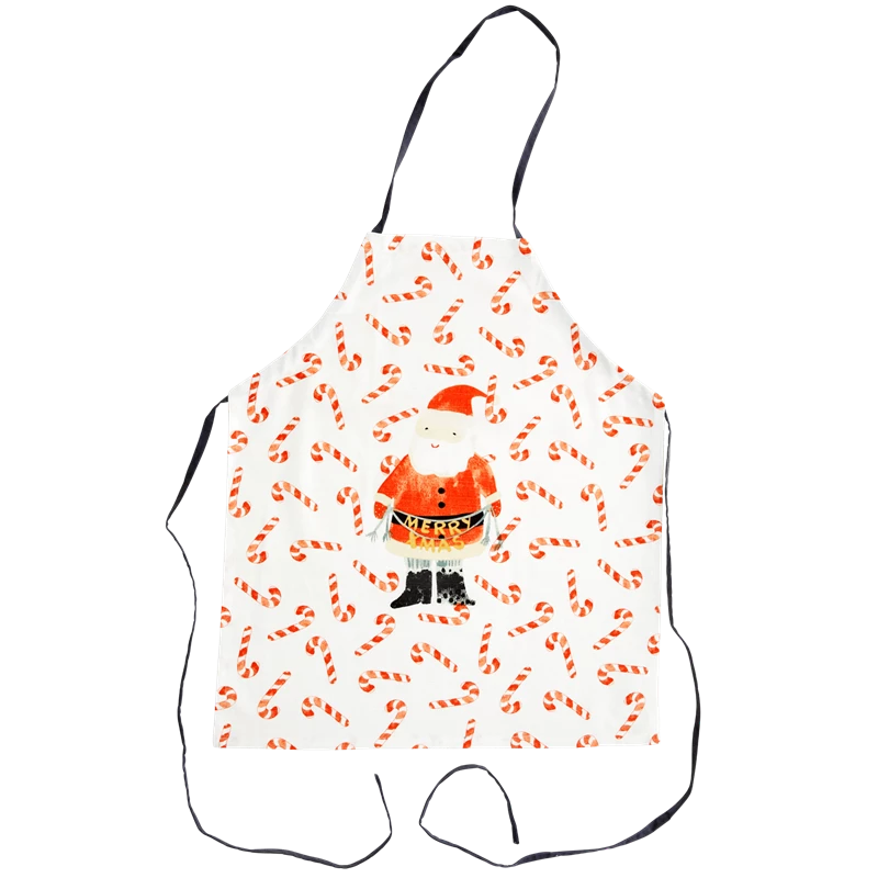 Childs Santa Print Christmas Apron By Rice DK